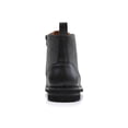 thumbnail image 4 of Polar Fox Brooke MPX806061 Woolen and Synthetic Leather Lace-up Fashion Chukka Boots with Zipper Closure, in Black & Wool, Men's Size 7, 4 of 8