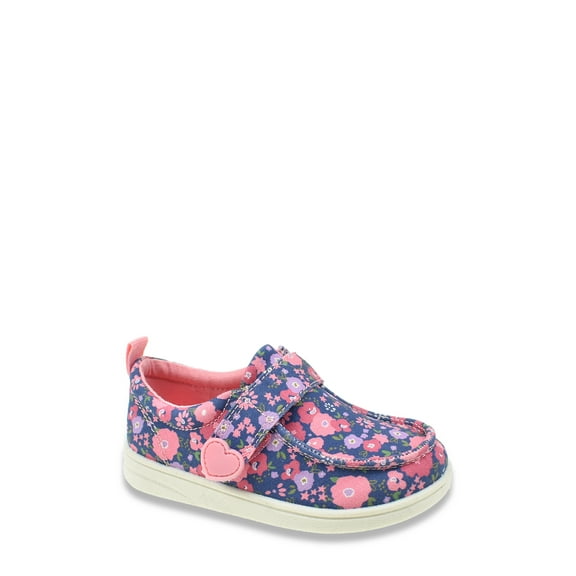 Wonder Nation Toddler Girls Moc Toe Shoes