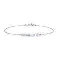 thumbnail image 1 of Engravable Bar Bracelet with Birthstone, 1 of 7