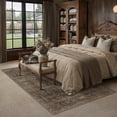 thumbnail image 5 of BERTHMEER 9x12 Area Rugs for Living Room Bedroom Vintage Dark Brown Large Traditional Carpets Washable Non-Slip Soft Low Pile Distressed Oriental Indoor for Office Playroom Dining Room Farmhuose, 5 of 7