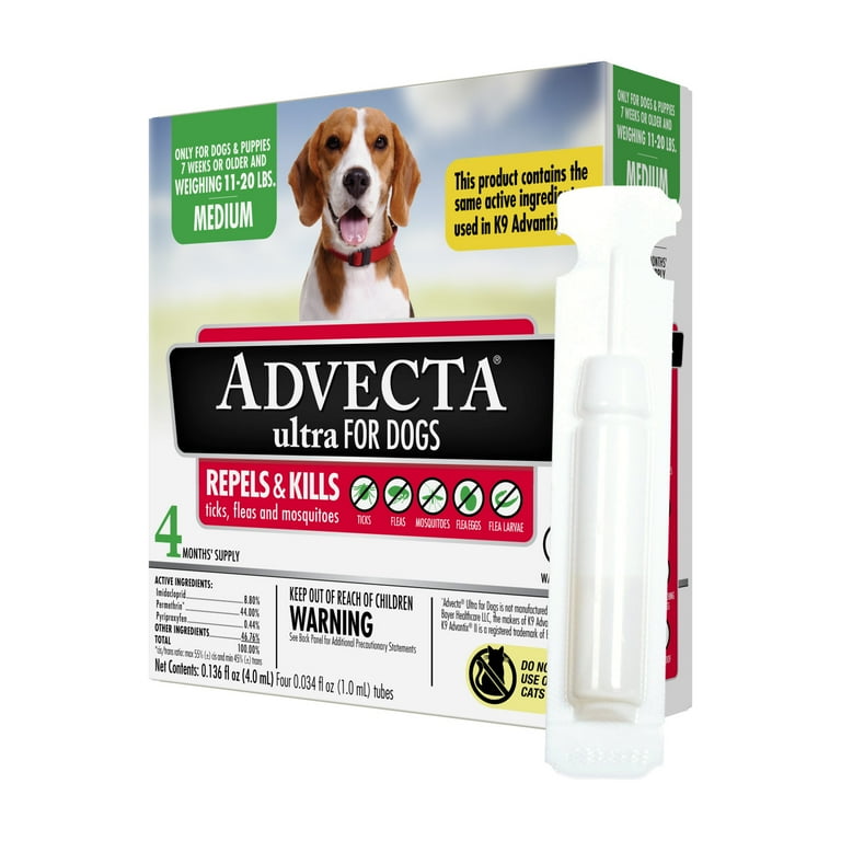 Advecta Ultra Flea Protection for Medium Dogs Fast Acting Topical