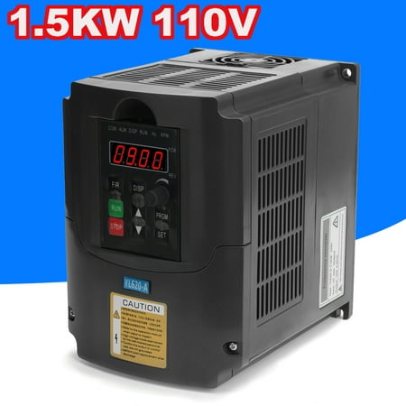 1.5KW 110V VARIABLE FREQUENCY DRIVE INVERTER VFD Single To 3 Phase