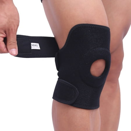 Knee Brace Support - Relieves ACL, LCL, MCL, Meniscus Tear, Arthritis, Tendonitis Pain. Open Patella Dual Stabilizers Non Slip Comfort Neoprene. Adjustable Bi-Directional