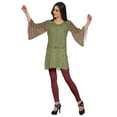 thumbnail image 3 of Moomaya Robe Tunique Mini à Manches Kimono Imprimées à Col Rond pour Femmes Vêtements, 3 of 5