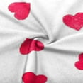 thumbnail image 3 of PENGXIANG Femmes Saint-Valentin Pull-Over Sweat-Shirts Coeur Lettre Imprimé Manches Longues Col Rond Tops Blanc Rose Coeur L, 3 of 4