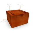 thumbnail image 4 of PLANTERCRAFT Corten Steel metal planter box, Square & Cube sizes, Modern garden steel planters For Commercial And Residential Outdoor Use., 4 of 7