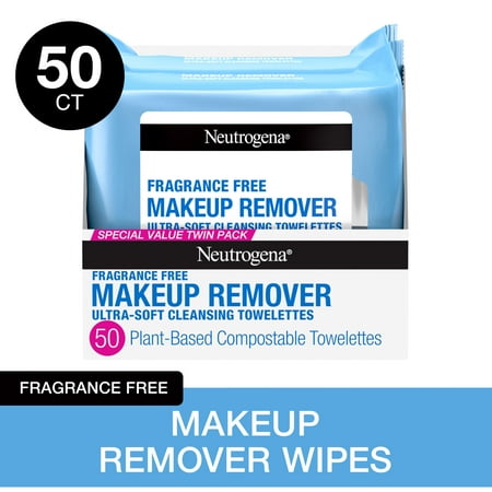 Neutrogena Cleansing Towelettes Makeup Remover - Unscented - 50ct