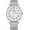 Silver Stretch, variant on Easy-to-Read Quartz Watch for Seniors, Large Numerals, Calendar, 30m Water Resistance, Luminous,Women's Men's Stainless Steel Wrist Watch