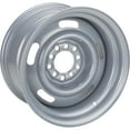 thumbnail image 6 of GM Dual Pattern Chrome 15x5 Rally Wheel, 4.5 Inch-4.75 Inch, 6 of 8