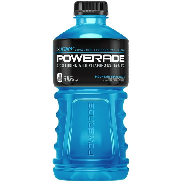 POWERADE Mountain Berry Blast, ION4 Electrolyte Enhanced Fruit Flavored