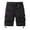Black ①, variant on Chiccall Mens Cargo Shorts with 6 Pockets Cotton Hiking Shorts Casual Summer Button Zipper Work Shorts