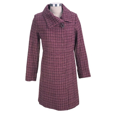 Women's Plus Tweed 4-Way Coat