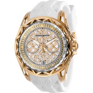 Image of Technomarine Boy TM-318033  Quartz 3 Hand Silver, Rose Gold Dial Watch