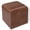 Saddle Brown, variant on Pemberley Row Faux Leather Distressed Saddle Brown Storage Ottoman Cube Multi-Functional 16.9" Unassembled