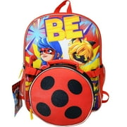 Miraculous Ladybug 16 Backpack with Round Lunch Bag