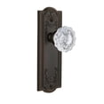 thumbnail image 5 of Grandeur Parver_Psg_234 Parthenon Solid Brass Rose Passage Door Knob Set - Grey, 5 of 7