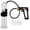 Black, variant on LeLuv® Premium Maxi Penis Pump w/ Purple Handle, Silicone Hose | 4 Constriction Rings | 9" x 1.75" Vibrating Cylinder
