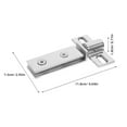 thumbnail image 2 of EXHUMKY 1Jgo Bisagra Para Puerta De Ducha En Inoxidable Con Pivotante Estable Y Moderno, 2 of 8