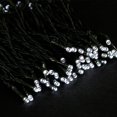 thumbnail image 2 of Luces solares de lujo para exteriores, decoraciones impermeables para exteriores con función de memoria para patio, 8 modos de encendido y apagado automático, luces de cadena con energía solar, 2 of 6