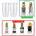thumbnail image 3 of TEMOGU-2 Pack Large Cups Replacement Compatible with NutriBullet 600w / PRO 900w Nutrition Extractor Blender, for Nutribullet Blender Cups 32oz Replacement Parts Accessory, 3 of 4