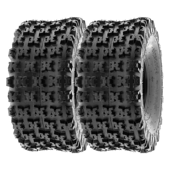 SunF ATV All Terrain Sport Quad Tire 22x10-9 22x10x9 6 PR Tubeless A027 (Set of 2)