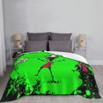 thumbnail image 5 of Invader Zim Flannel Blanket Ultra-Soft Micro Fleece Throw Blanket For Bed Sofa Couch Car Office Unisex Adult Fuzzy Bed Blanket Cozy Kids Throw Blanket 40"x30", 5 of 7