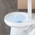 thumbnail image 5 of Ourlova Two Piece Round Toilet with 19 Inch ADA Height Side Flush Under Locking Lid Powerful Flushing System American Standard White, 5 of 5