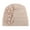 Beige, variant on Windfall Women Turban Flower Caps Vintage Beanie Headwrap Hat Elastic Chemo Headscrarf Hair Loss Hat