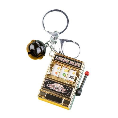 Details about   Mini Slot Machine Game Flashing Keychain Lucky charm key chains Gj3 