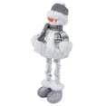 thumbnail image 4 of Juguete de muñeco de nieve muñeca de muñeco de nieve suave tela de poliéster retráctil encantador para regalo de Navidad para decoración de Navidad ANGGREK Otros, 4 of 8