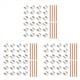 thumbnail image 1 of 72 Kits de Conectores de Cubierta Transparente de 3 Pines y 12 mm para Tira de LED COB , Conectores Transparentes Sin Espacios con Cable, 1 of 5
