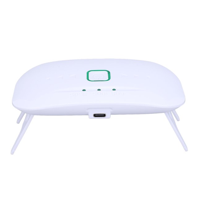 Lampe UV à Polymérisation Rapide, Lampe Portable en Résine UV à Double Source Lumineuse avec Perles, Lampe de Polymérisation 60 90 150 s pour Commandes d'Atelier d'Artisanat, Production d'Art en Résine UV