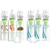 Dr. Brown's Options+ Narrow Baby Bottles, Woodland Animal Decos, 8 oz/250 ml, 6-Pack