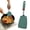 D, variant on Flexible Silicone Turner Spatula, Heat Resistant Flat Pancake Flipper, Non Stick Kitchen Cooking Utensil for Griddle Eggs Burgers, A