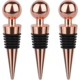thumbnail image 1 of 3Pcs Wine Stopper Bottle Stopper, Stainless Steel Wine Saver, Reusable Wine Bottle Corks Used for Gift, Bar, Holiday, 1 of 4