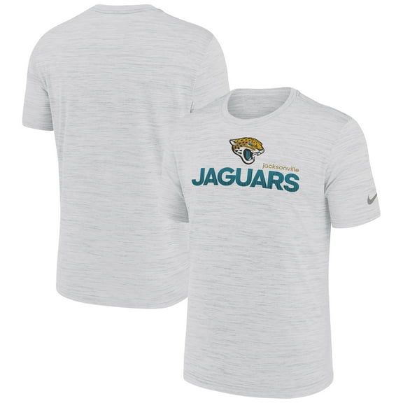 Men's Nike Ash Jacksonville Jaguars Blitz Velocity Modern Dri-FIT T-Shirt