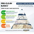 thumbnail image 3 of Pro-Clean Basics A99301 Select Quality Cleaning T-Shirt Cloth Rags, Lint Free, 100% Cotton, White, 15 lb Box, 3 of 5