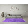 thumbnail image 3 of Ahgly Company Indoor Rectangle Oriental Purple Industrial Area Rugs, 8' x 12', 3 of 4