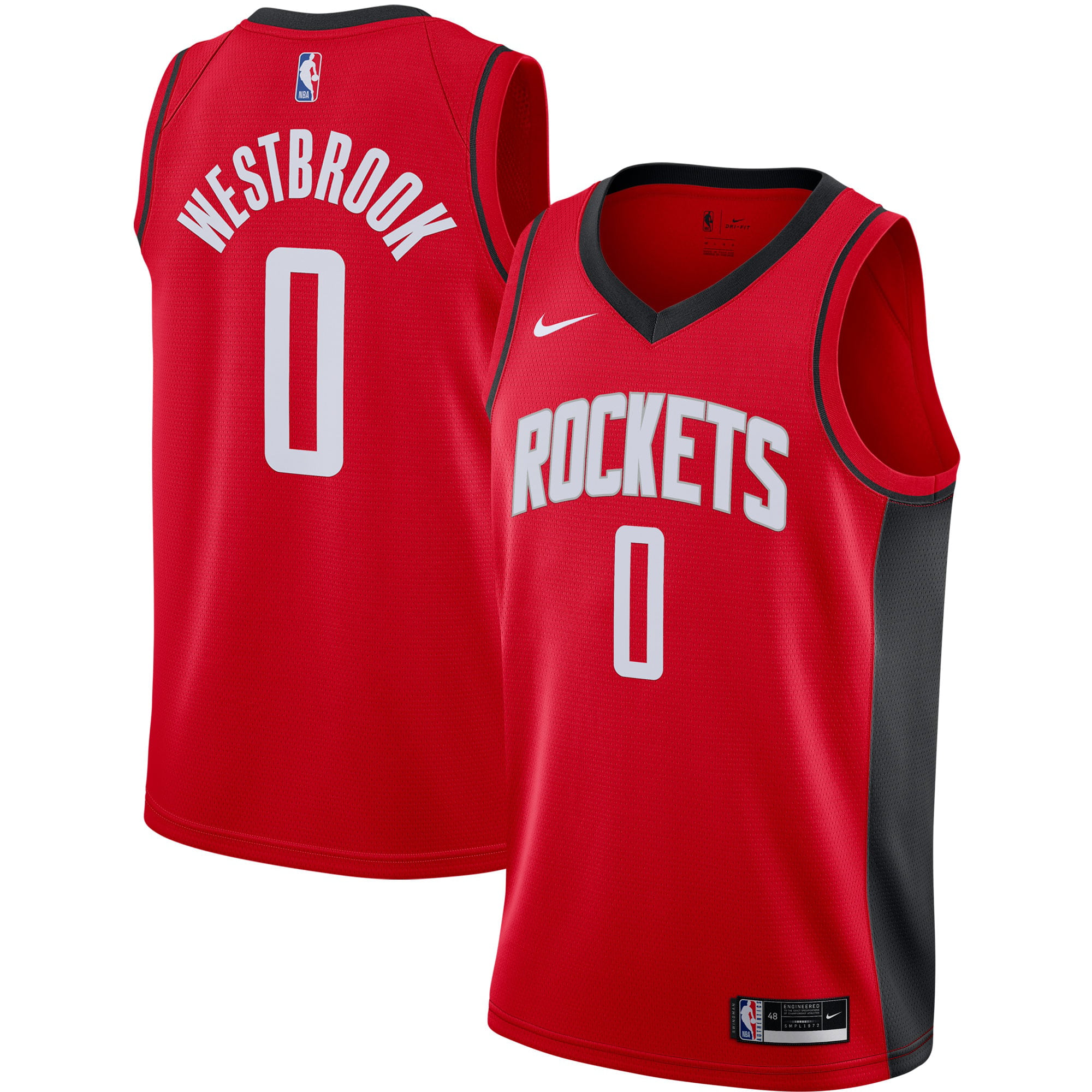 Russell î€€Westbrookî€ Houston Rockets Nike 2020/21 Swingman î€€Jerseyî€ Red ...