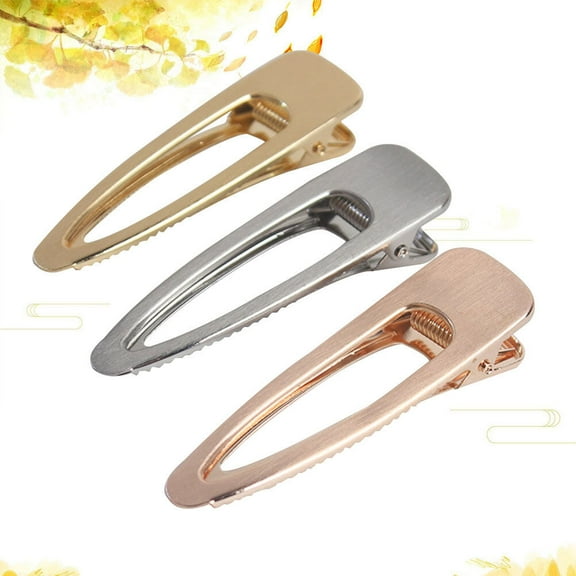 ROSENICE 3Pcs Fashionable Simple Alloy Hair Holding Accessories for Girls Women Daily Wedding 11.8x0.7x0.6in