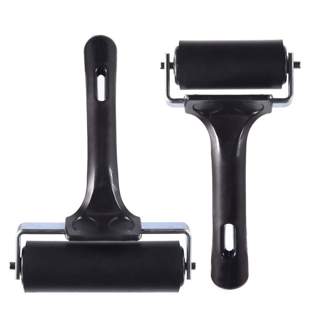 Rubber Brayer Roller, Durable 2PCS Convenient Operation Brayer Roller For Stamping