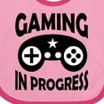 thumbnail image 4 of Inktastic Gaming in Progress Gamer Boys or Girls Baby Bib, 4 of 4