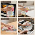 thumbnail image 5 of 2 Pcs Pioneer Flower Floral Print Pattern Kitchen Towels, Funny Microfiber Dish Towel Set, 18" X 26" Tea Towels, 5 of 6