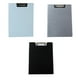 thumbnail image 3 of Methold Sala de reuniones Archivo A4 Portapapeles vertical Contratista Clip Board Cartas Organizador Carpeta Suministros de oficina Papelería Carpetas de archivos Gris, 3 of 6