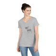 thumbnail image 3 of Ladies' MD Brand V-Neck T-Shirt, 3 of 3
