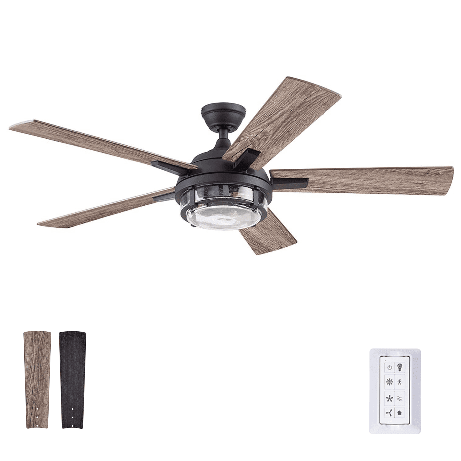 Prominence Home 52 Freyr Heavy, Hunter Ceiling Fan Replacement Blades Outdoor
