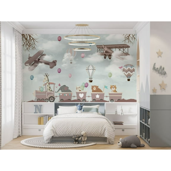 Muravie Animals On The Train Wallpaper