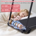thumbnail image 2 of KASSADIN Portable Treadmill for Home Exercising, 3.5HP Walking Pad Treadmill with Handle Bar, 0.6-10MPH Foldable Electric Treadmills for Home Small with 12 Preset Progarms, 400LBS, 2 of 9