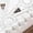 White, variant on Womens Flats, Dress Flats with Flower Eyelets,Breathable Ballet Flats Khaki 7.5(40)