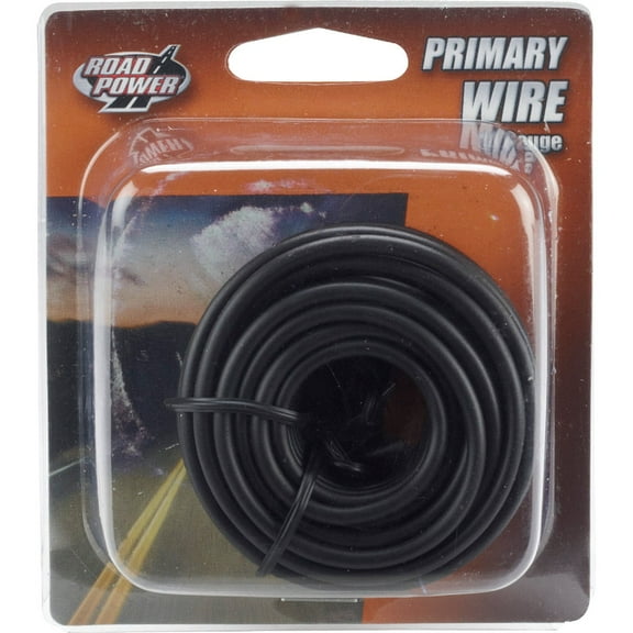Coleman Cable 17 ft. 14 Ga. Primary Wire Black